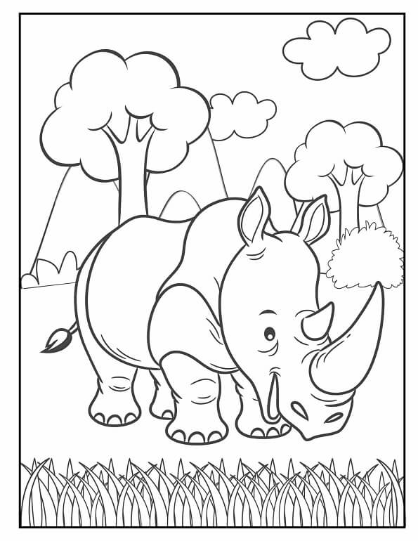 Free printable cute animal cute & baby coloring page for kids. Download PDF.