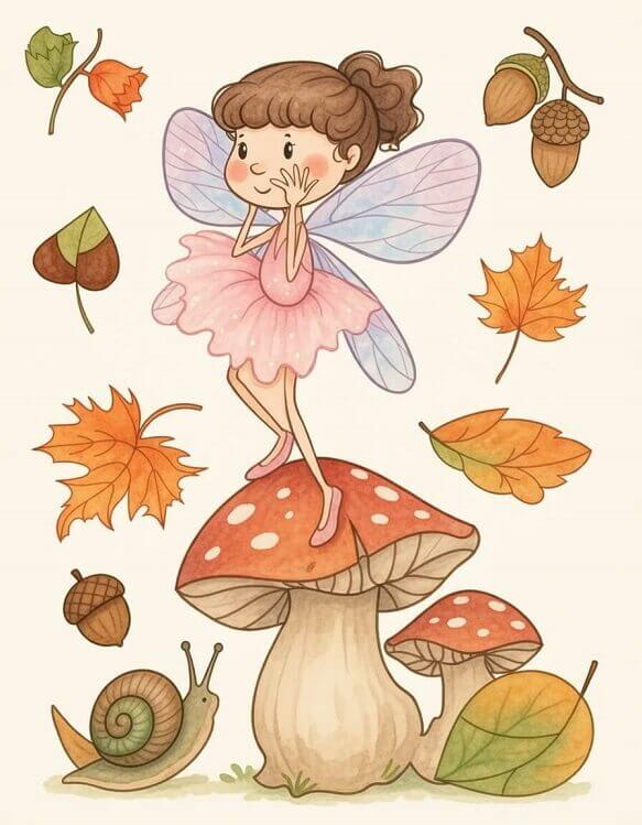 Fairy Printable Coloring Pages Collection