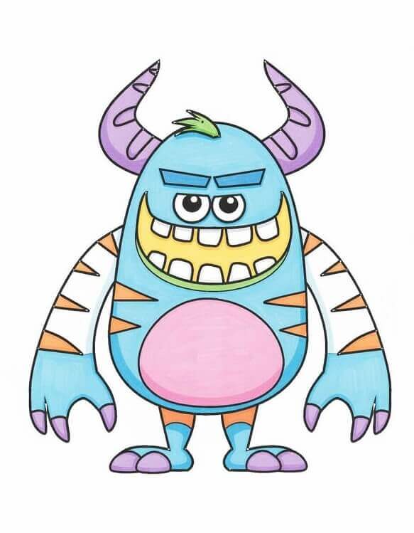 Monster Printable Coloring Pages Collection